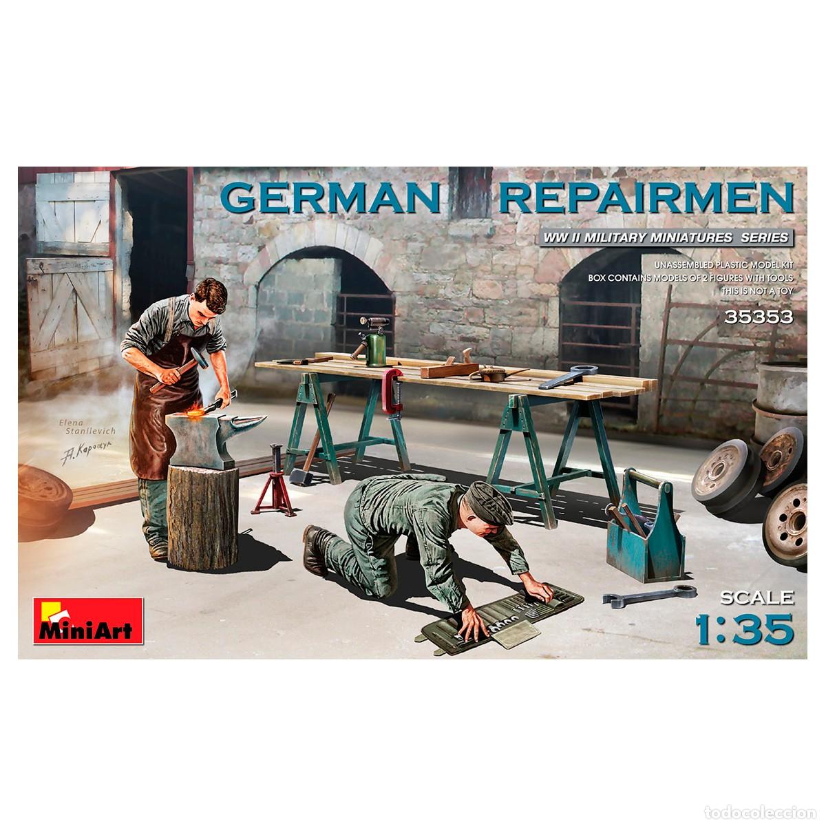 Maquetas: Maqueta MINIART Escala 1/35 GERMAN REPAIRMEN