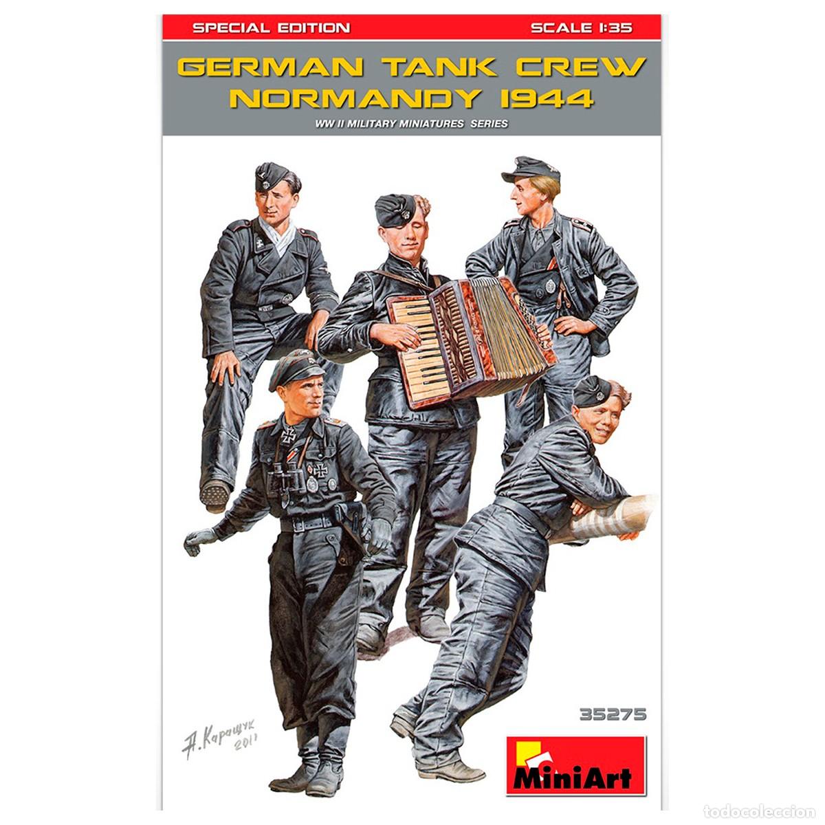 Maquetas: Maqueta MIIART Escala 1/35 GERMAN TANK CREW (Normandy 1944) SPECIAL EDITION