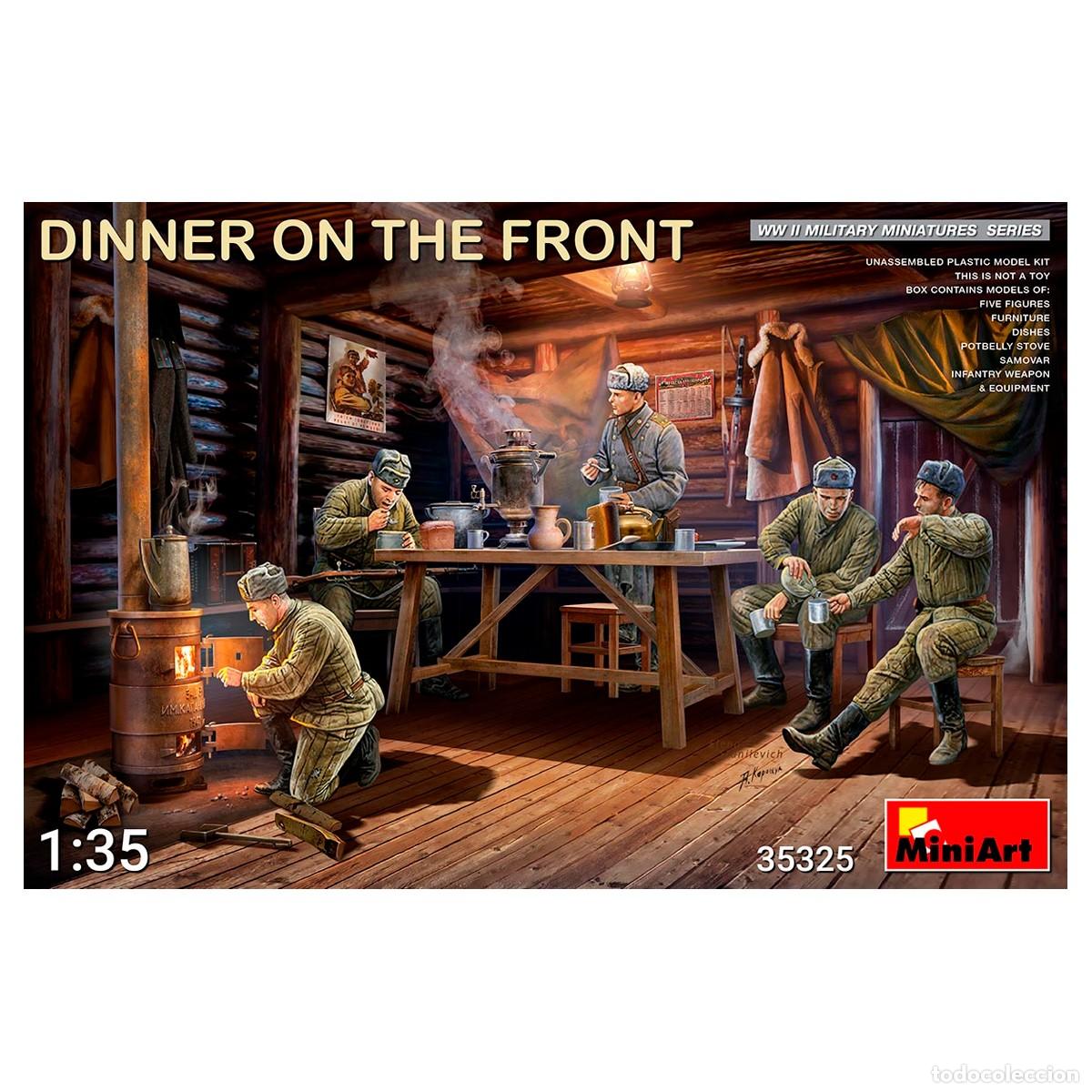 Maquetas: Maqueta MINIART Sovi&eacute;ticos Escala 1/35 Dinner on the Front