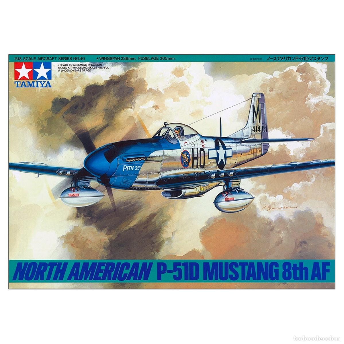 Maquetas: Maqueta Tamiya Escala 1/48 North American P-51D Mustang 8th AF