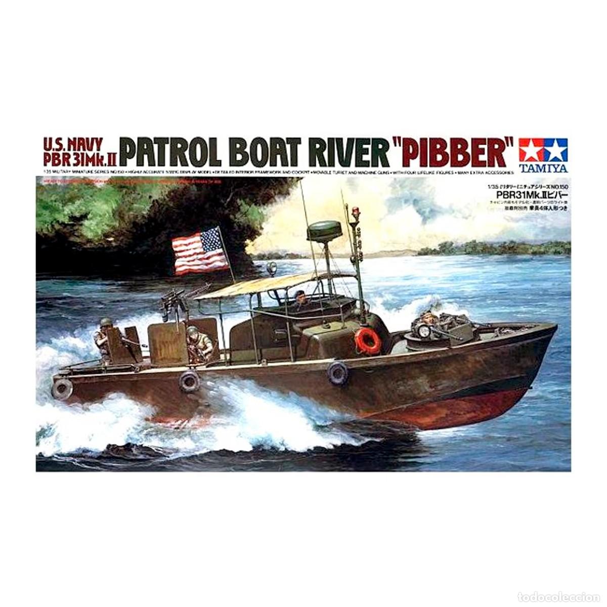 Maquetas: Maqueta Tamiya Escala 1/35 Lancha USA PBR31MkII PIBBER