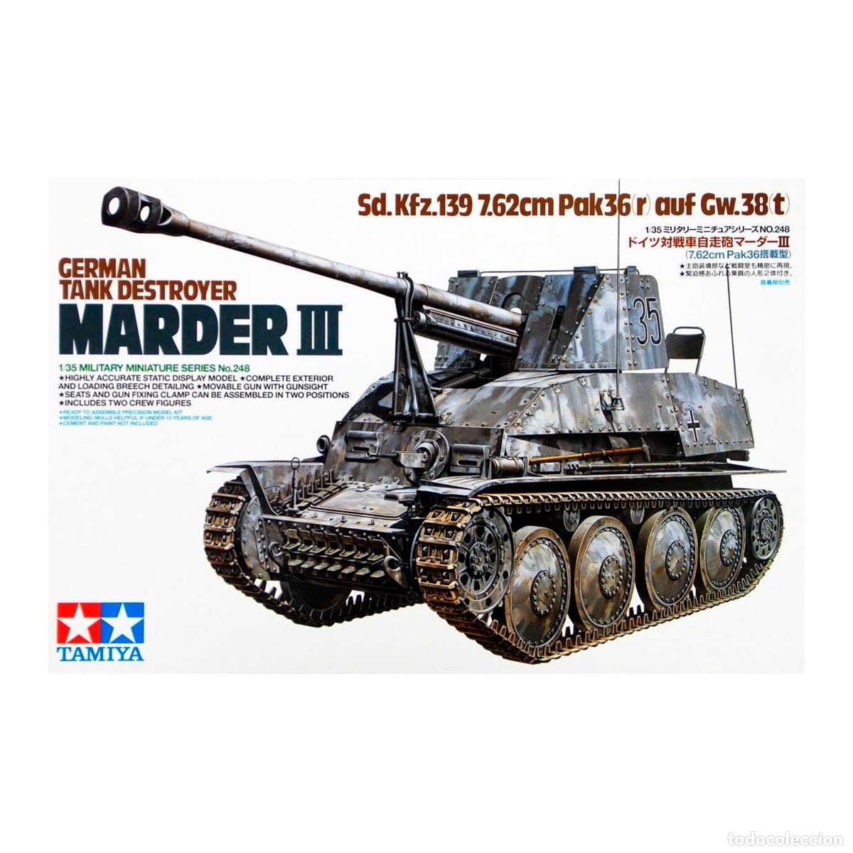 Maquetas: Maqueta Tamiya Escala 1/35 German Tank Destroyer Marder III