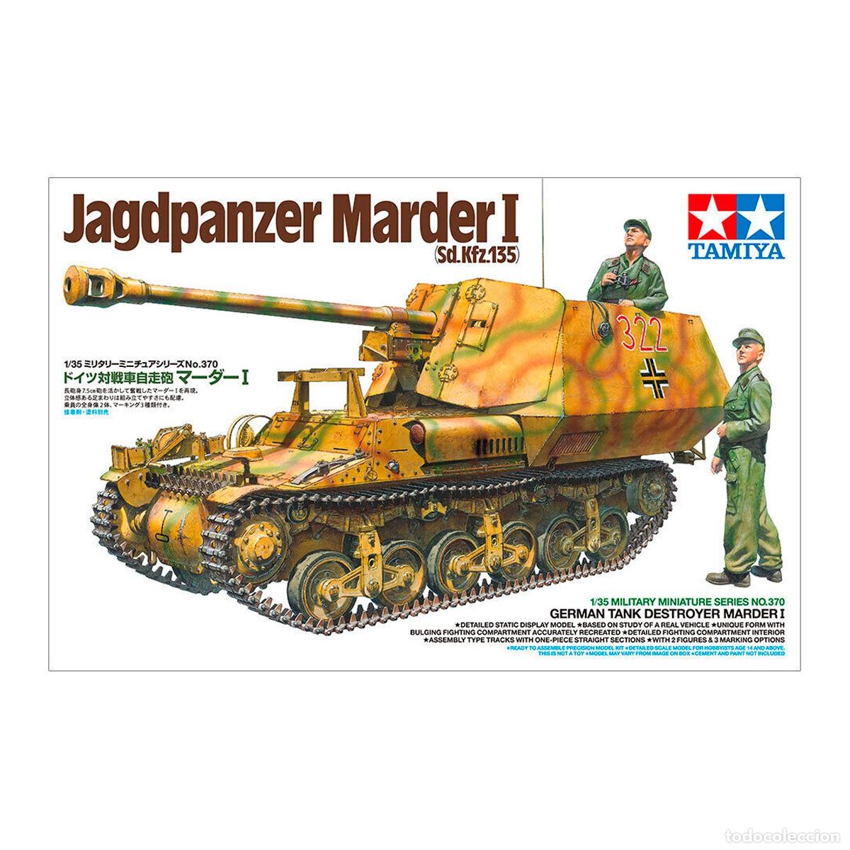 Maquetas: Maqueta Tamiya Escala 1/35 German Tank Destroyer Marder I