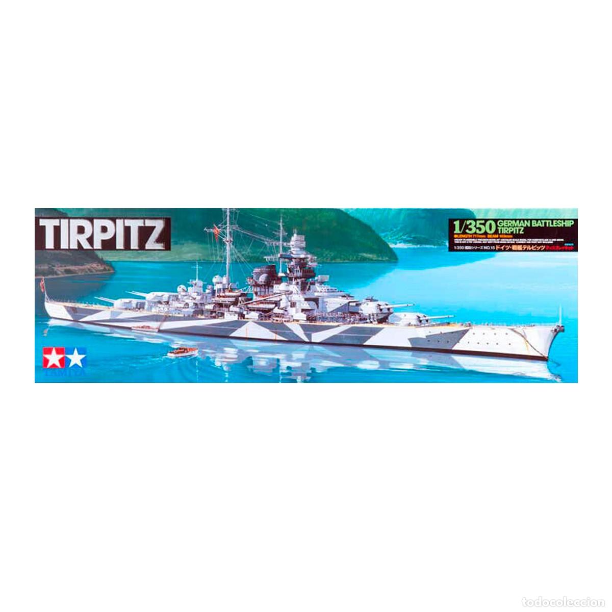 Maquetas: Maqueta Tamiya Escala 1/350 Acorazado Tirpitz German Battleship
