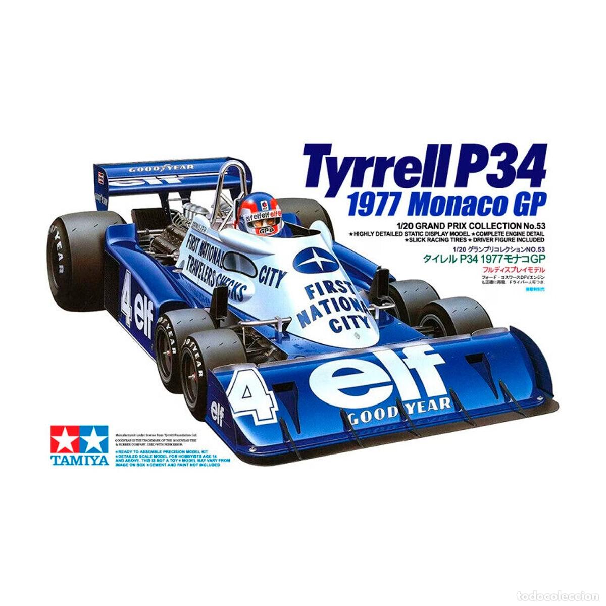 Maquetas: Maqueta Tamiya Escala 1/20 Tyrrell P34 1977 Monaco GP