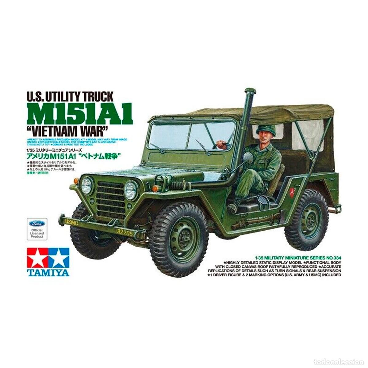 Maquetas: Maqueta Tamiya Escala 1/35 M151A1 Vietnam war