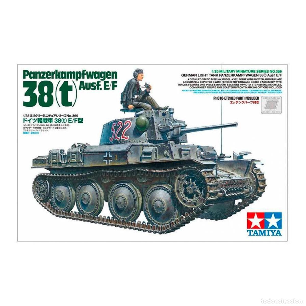 Maquetas: Maqueta Tamiya Escala 1/35 Pz.Kpfw.38(t) Ausf. E/F
