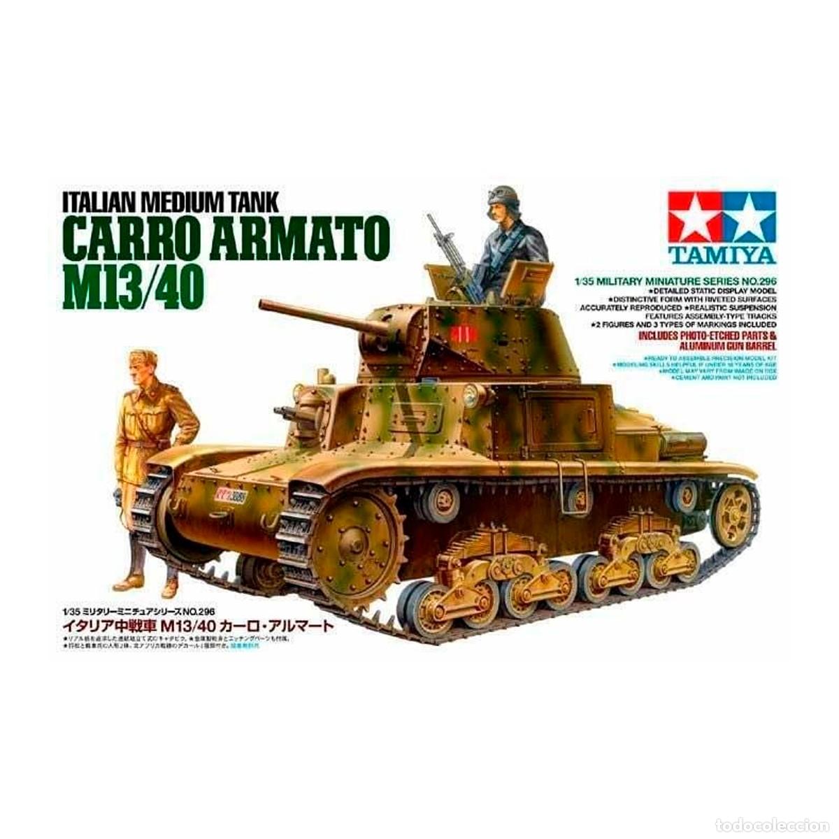 Maquetas: Maqueta Tamiya Escala 1/35 Italian Medium Tank Carro Armato M13/40