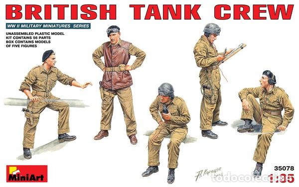 Maquetas: MINIART - British IIWW Tank Crew 1/35 35078