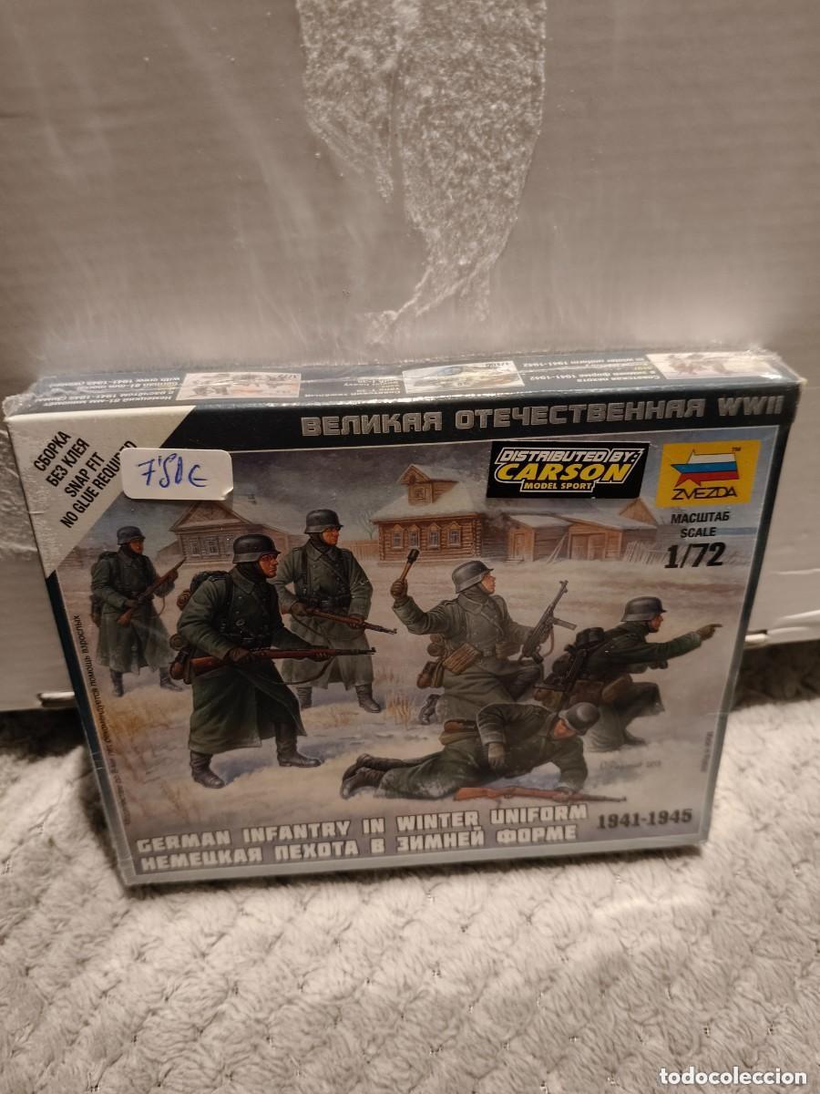 Maquetas: Maqueta ZVEZDA 1/72 Scale German Infantry In Winter Uniform Model Kit