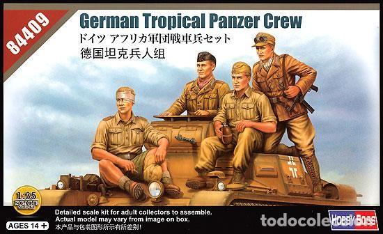 Maquetas: HOBBY BOSS - German Tropical Panzer Crew 1/35 84409