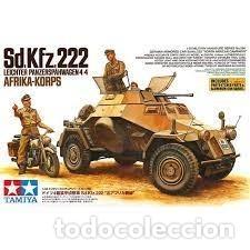 Maquetas: TAMIYA - SD.KFZ 222 AFRIQUE NORD LEER DESCRIPCION 1/35 35286