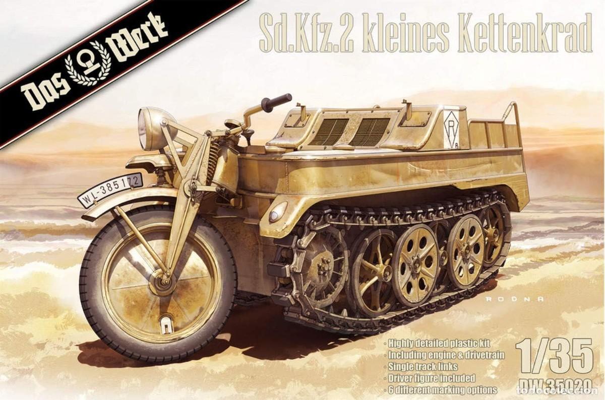Maquetas: DAS WERK - SD.KFZ.2 KLEINES KETTENKRAD LEER DESCRIPCION 1/35 35020