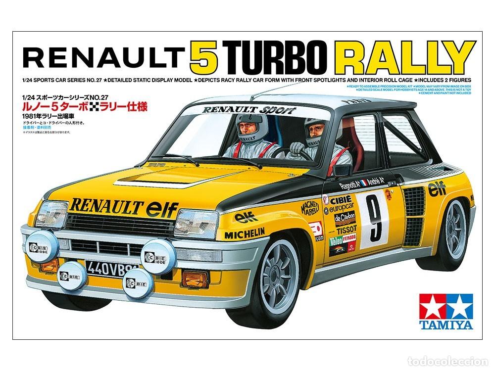 Maquetas: TAMIYA - Renault 5 Turbo Rally Kit 1/24 24027