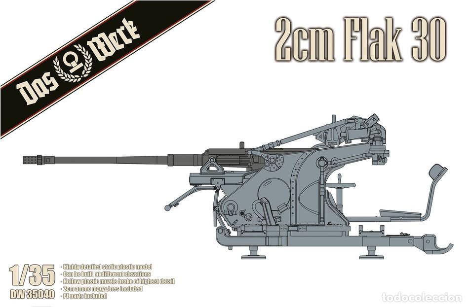 Maquetas: DAS WERK - 2 cm Flak 30 1/35 35040