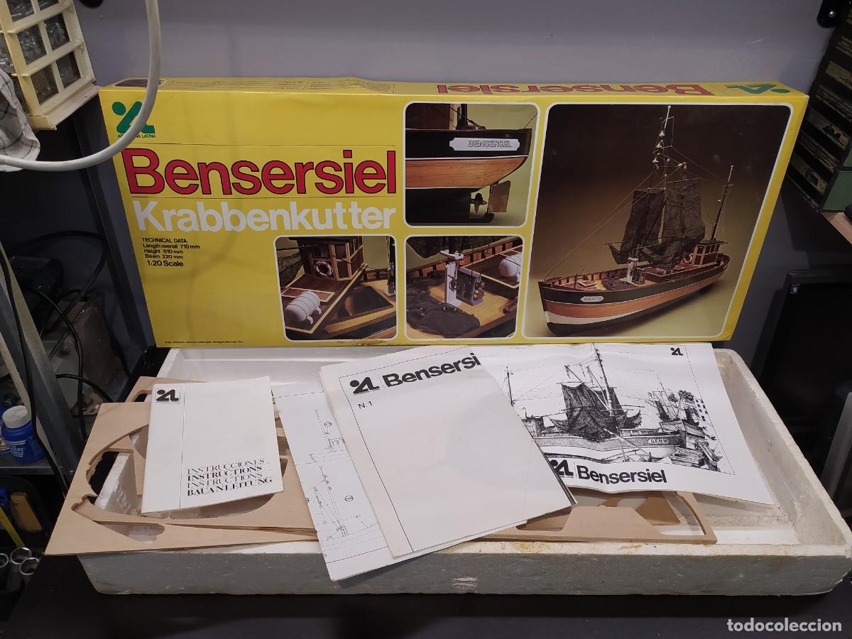 Maquetas: ARTESANIA LATINA BENSERSIEL PLANOS CAJA VACIA-MODELISMO NAVAL,INSTRUCCIONES BARCO-