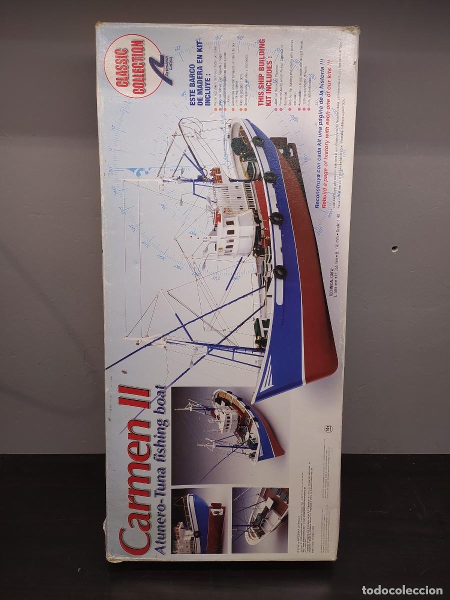 Maquetas: ARTESANIA LATINA CARMEN II CAJA VACIA-MODELISMO NAVAL BARCO-