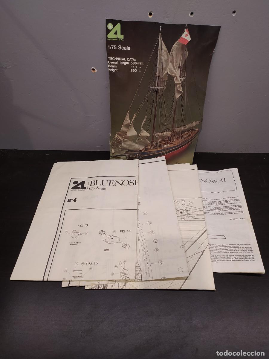 Maquetas: ARTESANIA LATINA BLUENOSE II PLANOS MODELISMO NAVAL BARCO-