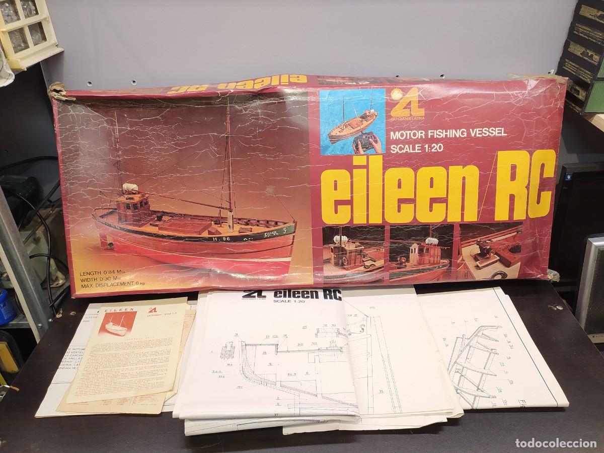 Maquetas: ARTESANIA LATINA EILEEN PLANOS Y CAJA MODELISMO NAVAL BARCO-