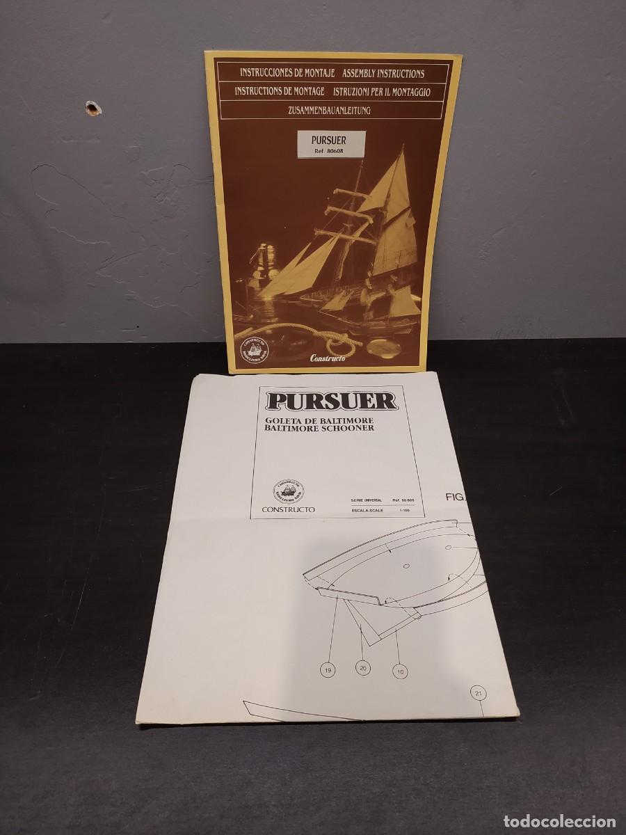 Maquetas: CONSTRUCTOR PURSUER PLANOS MODELISMO NAVAL BARCO-