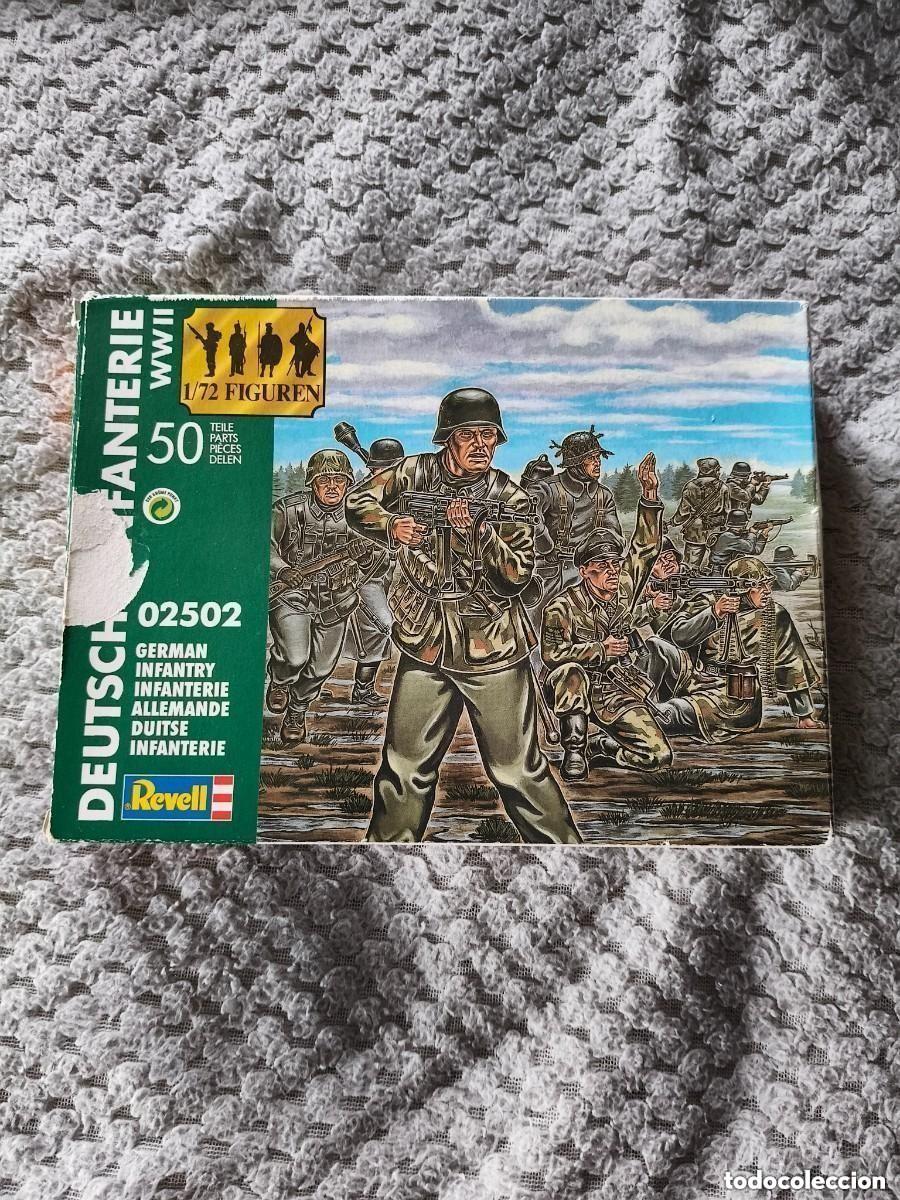 Maquetas: MAQUETA REVELL DEUSCHE INFANTERIE WWII, 50 PIEZAS ESCALA 1/72 FIGUREN REF02502