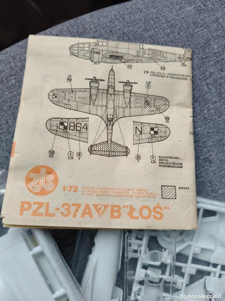 Macchiette: Maqueta Avion PZL-37A PLASTIK MIKRO 1:72 escala MADE IN POLAND