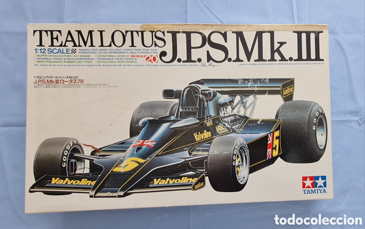 Maquetas: Maqueta construcci&oacute;n Formula 1. Team Lotus JPS.Mk III. Esc 1.12