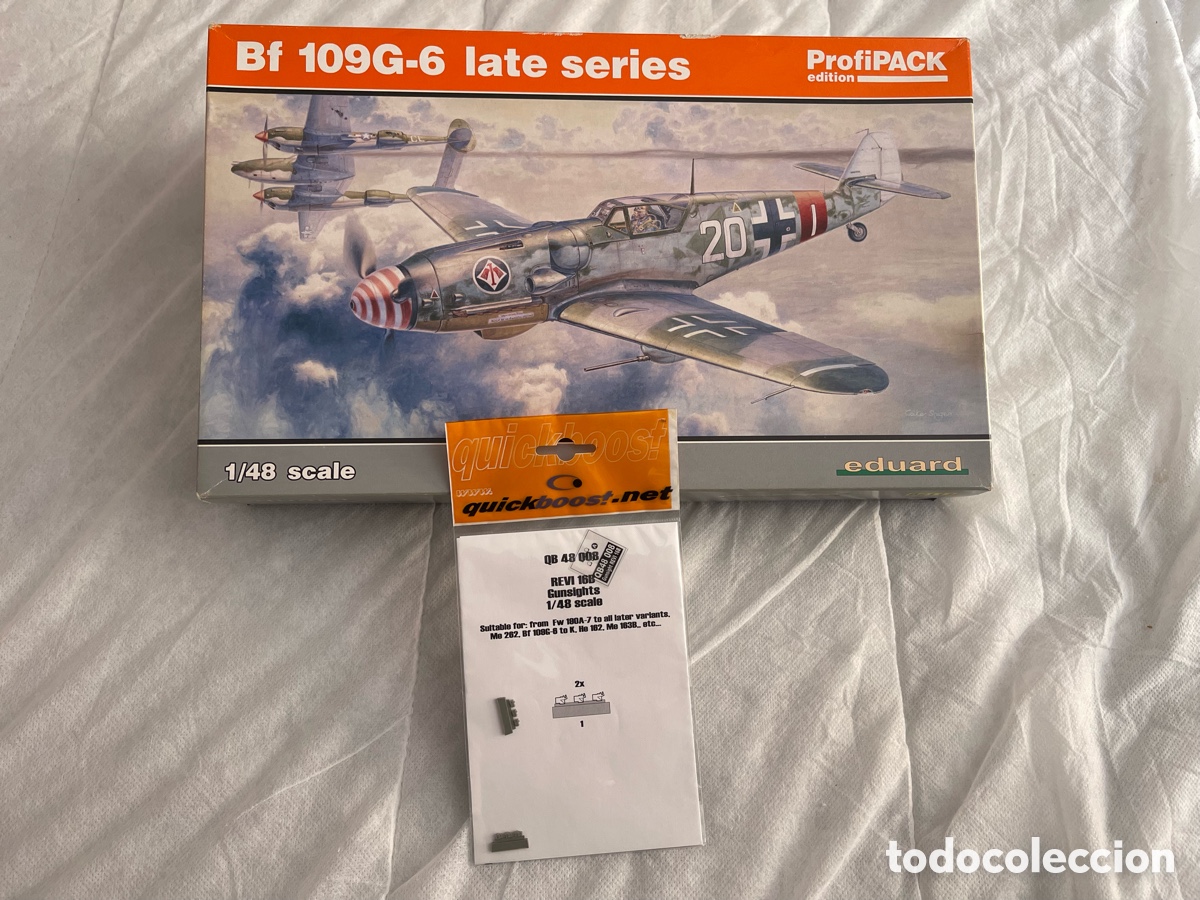 Maquetas: MESSERSCHMITT Bf 109G-6 late series con dispositivos de apunte ProfiPack 1:48 EDUARD 82111 maqueta