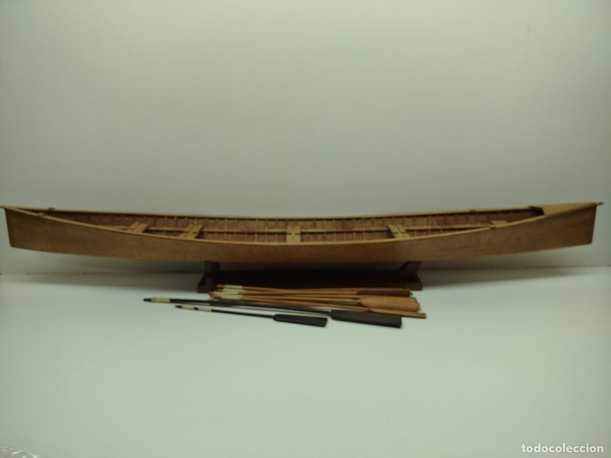 Maquetas: MAQUETA TRAINERA DEL CANTABRICO DE COMPETICION - MIDE UN METRO