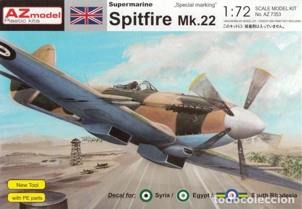 Maquetas: AZ MODEL - Supermarine Spitfire Mk.22 Special leer descripcion 1/72 7353