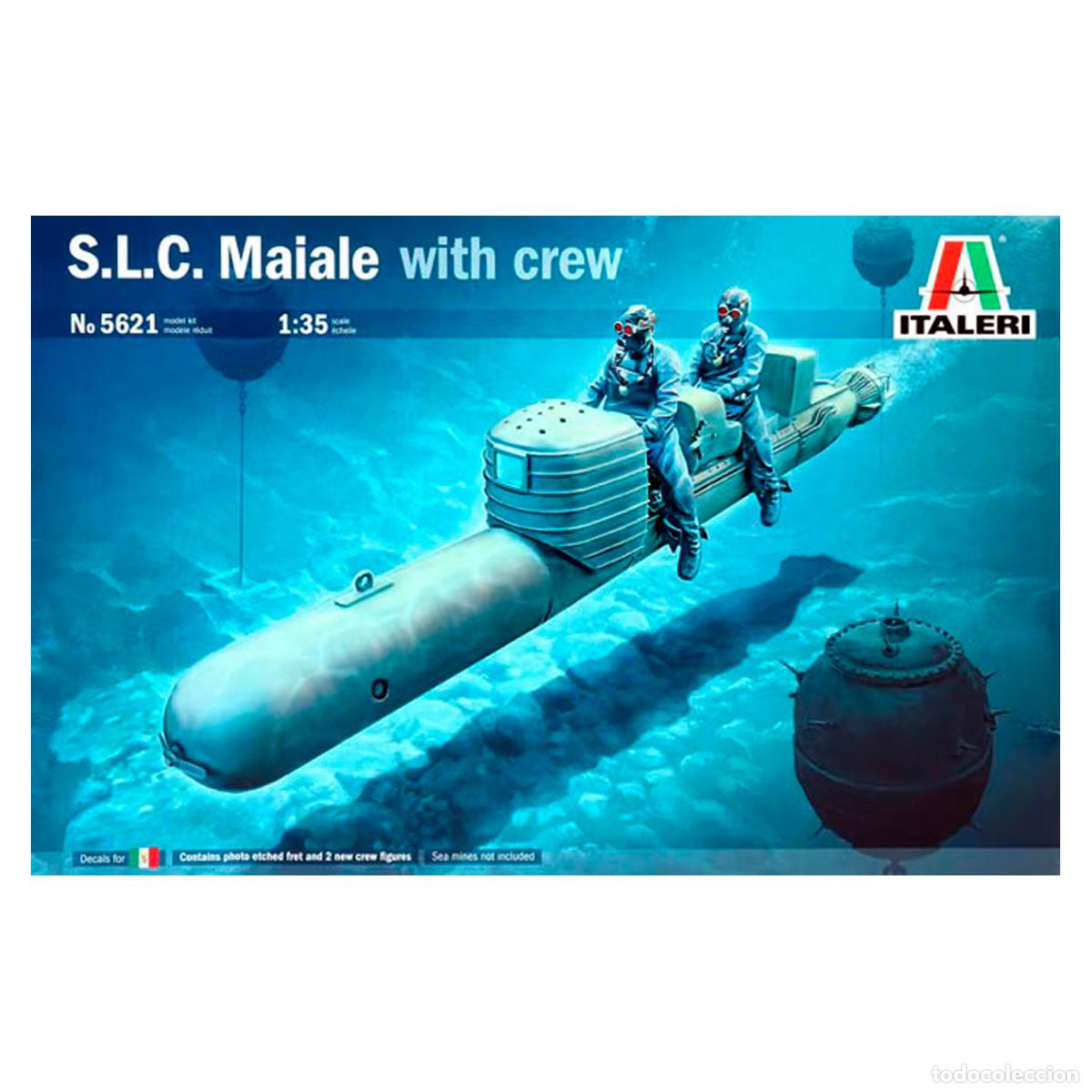 Maquetas: MAQUETA ITALERI TORPEDO TRIPULADO MAIALE ESCALA 1/35 CAJA PRECINTADA