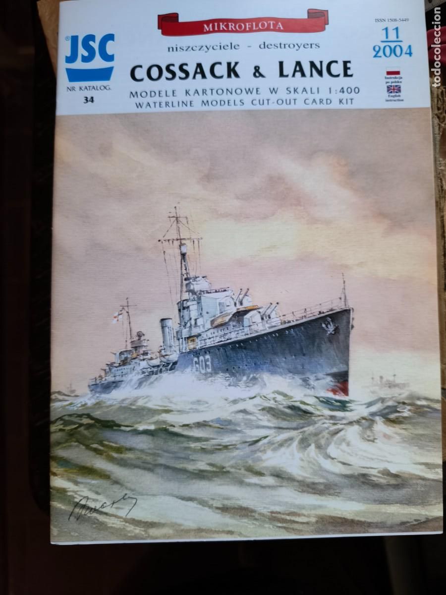 Maquetas: Cossack- Lance. Recortables. JSC