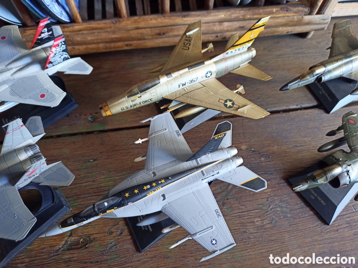 Maquetas: Lote de aviones de combate a escala (con defectos) - Foto 3