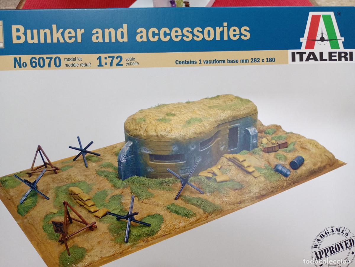 Maquetas: MAQUETA DIORAMA BUNKER 35X25 CM ITALERI ESCALA 1/72 CAJA PRECINTADA