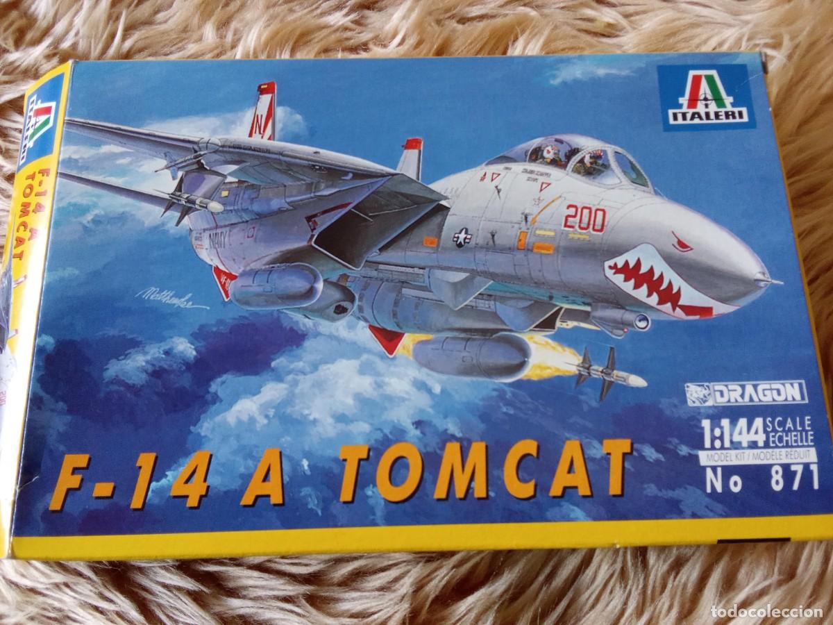 Maquetas: Maqueta incompleta Italeri F 14 A Tomcat escala 1:144 N&ordm; 871