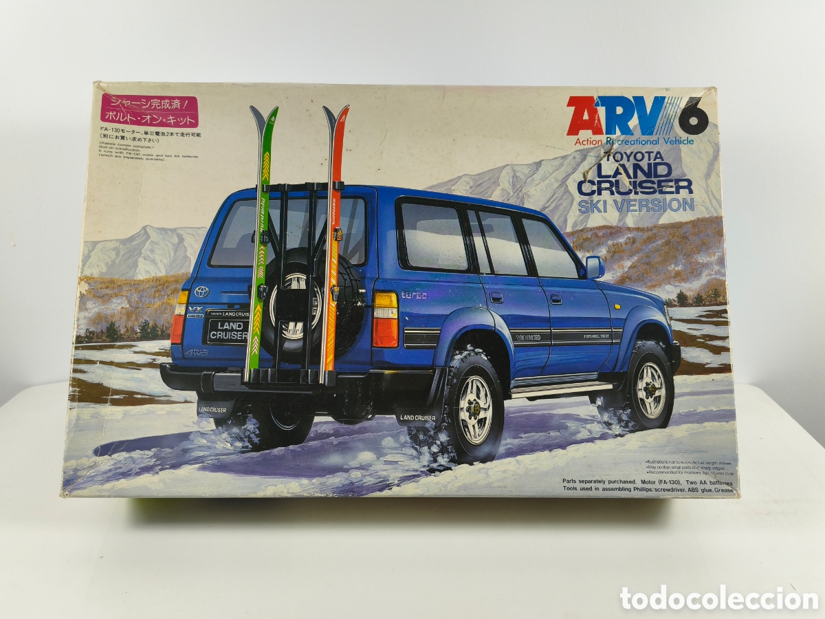 Maquetas: Toyota Land Cruiser ski version de Fujimi escala 1/24 a&ntilde;os 90 versi&oacute;n muy rara