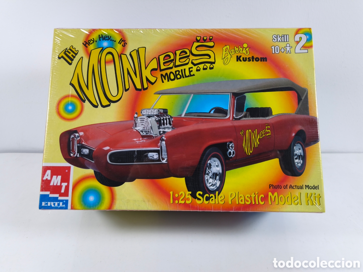 Maquetas: The Monkees Mobile George Barris kustom Pontiac GTO de AMT ERTL descatalogado a&ntilde;os 90