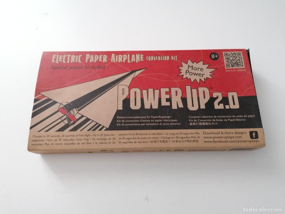 Maquetas: Power Up 2.0 Avi&oacute;n de Papel El&eacute;ctrico Nuevo