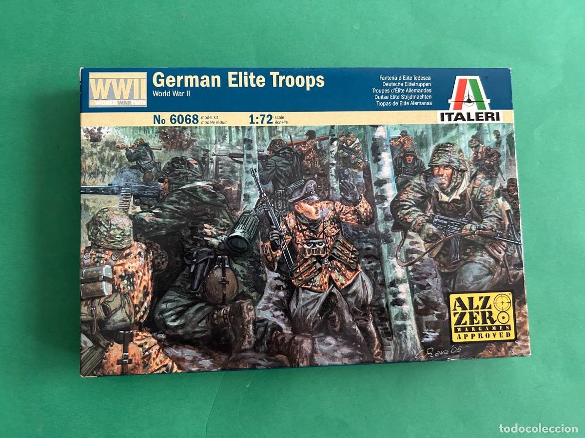 Maquetas: SOLDADOS GERMAN ELIT TROOPS WWII DE ITALERI 1:72