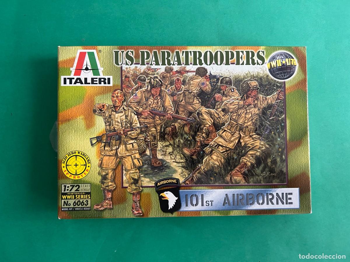 Maquetas: SOLDADOS US PARATROOPERS 101 st AIRBORNE WWII DE ITALERI 1:72