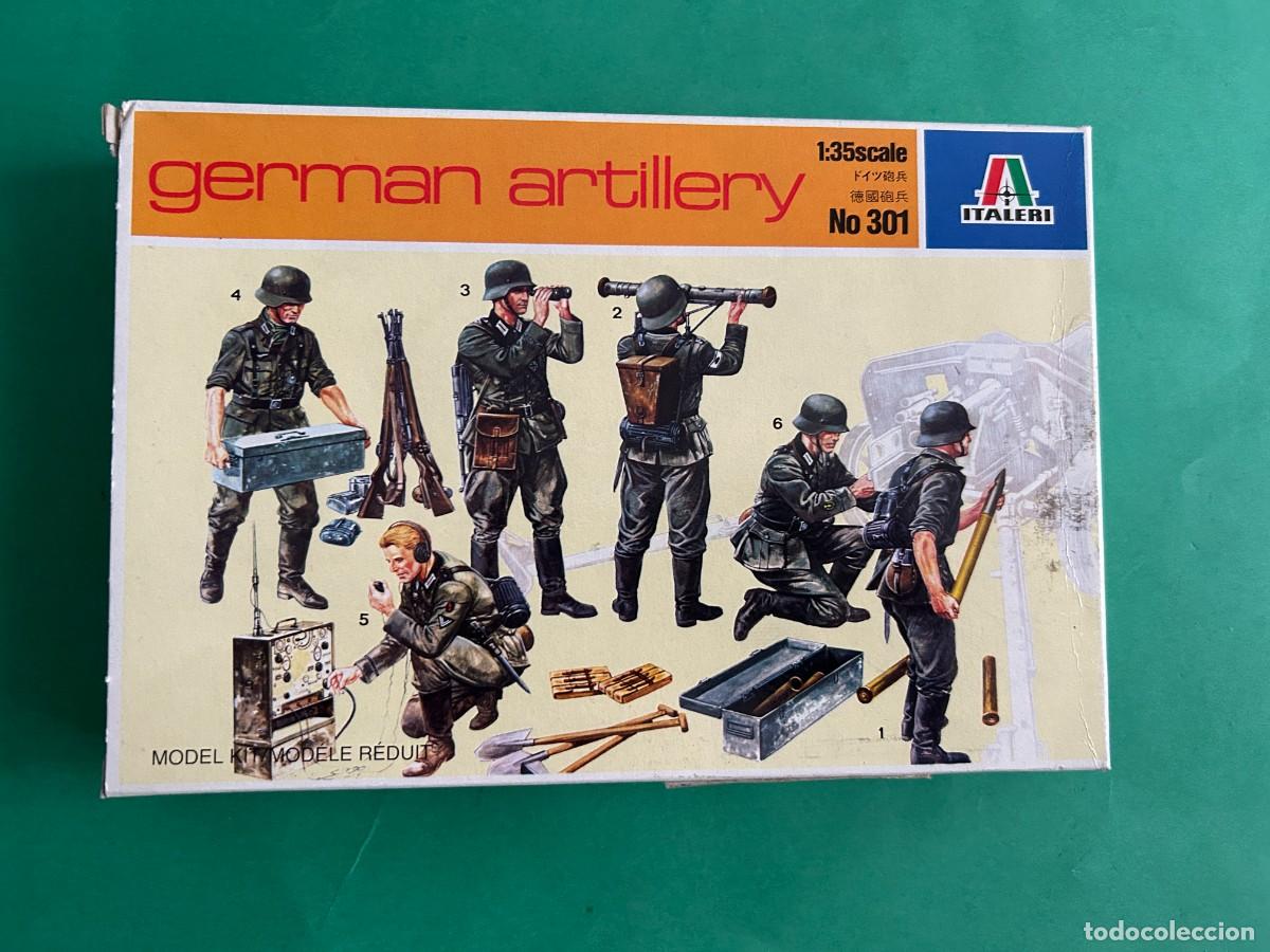 Maquetas: SOLDADOS GERMAN ARTILLERY WWII DE ITALERI 1:35