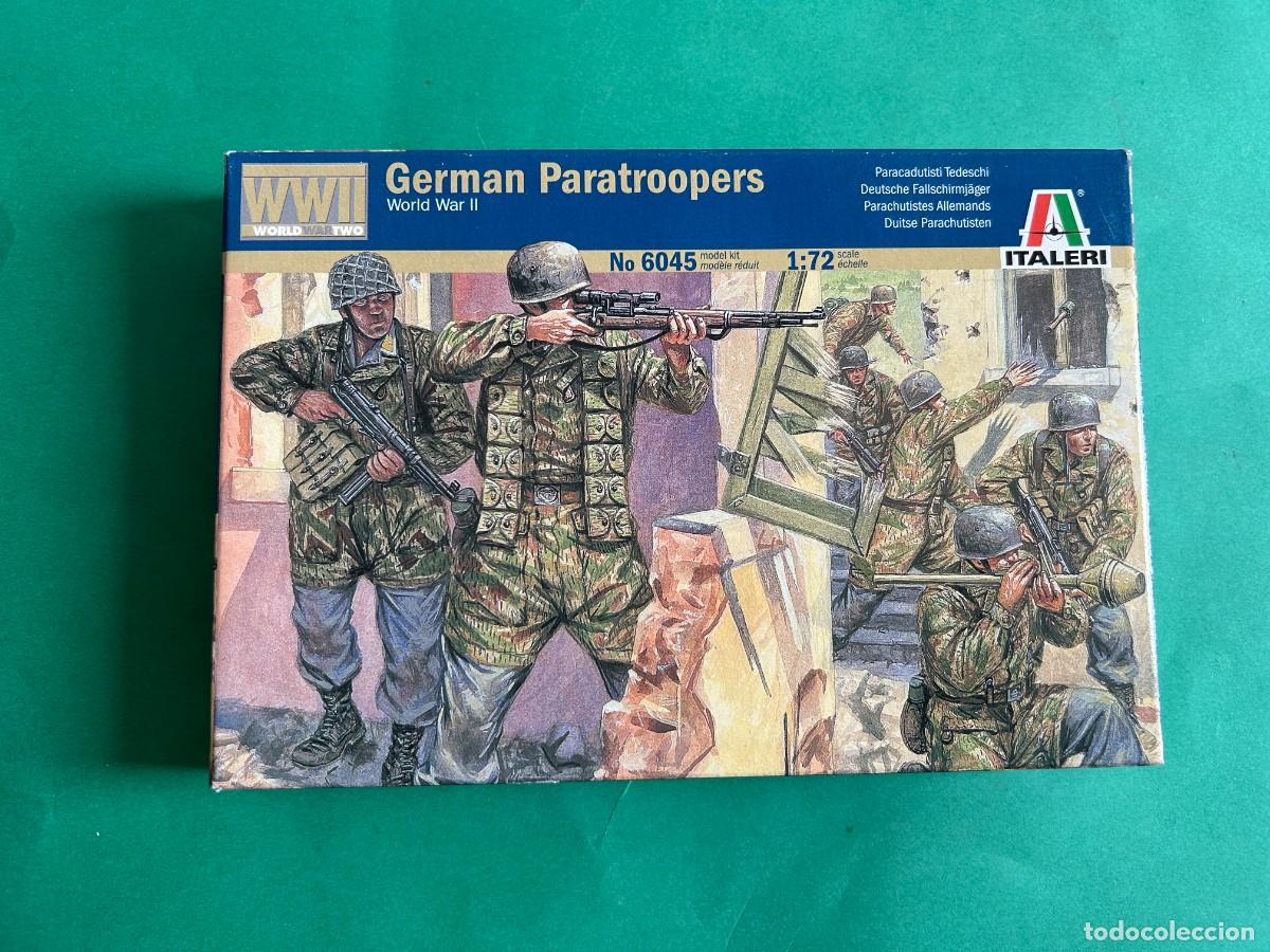 Maquetas: SOLDADOS GERMAN PARATROOPERS WWII DE ITALERI 1:72