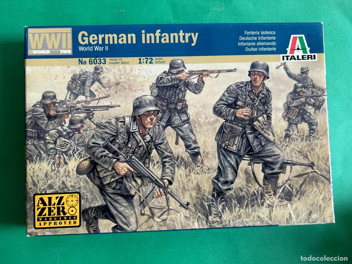 Maquetas: SOLDADOS GERMAN INFANTRY WWII DE ITALERI 1:72