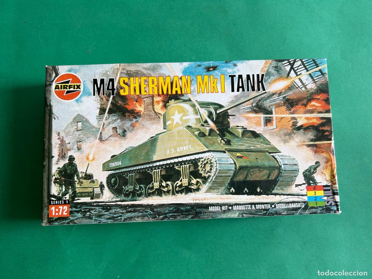 Maquetas: M4 SHERMAN MKI TANK DE AIRFIX 1:72 - Foto 1