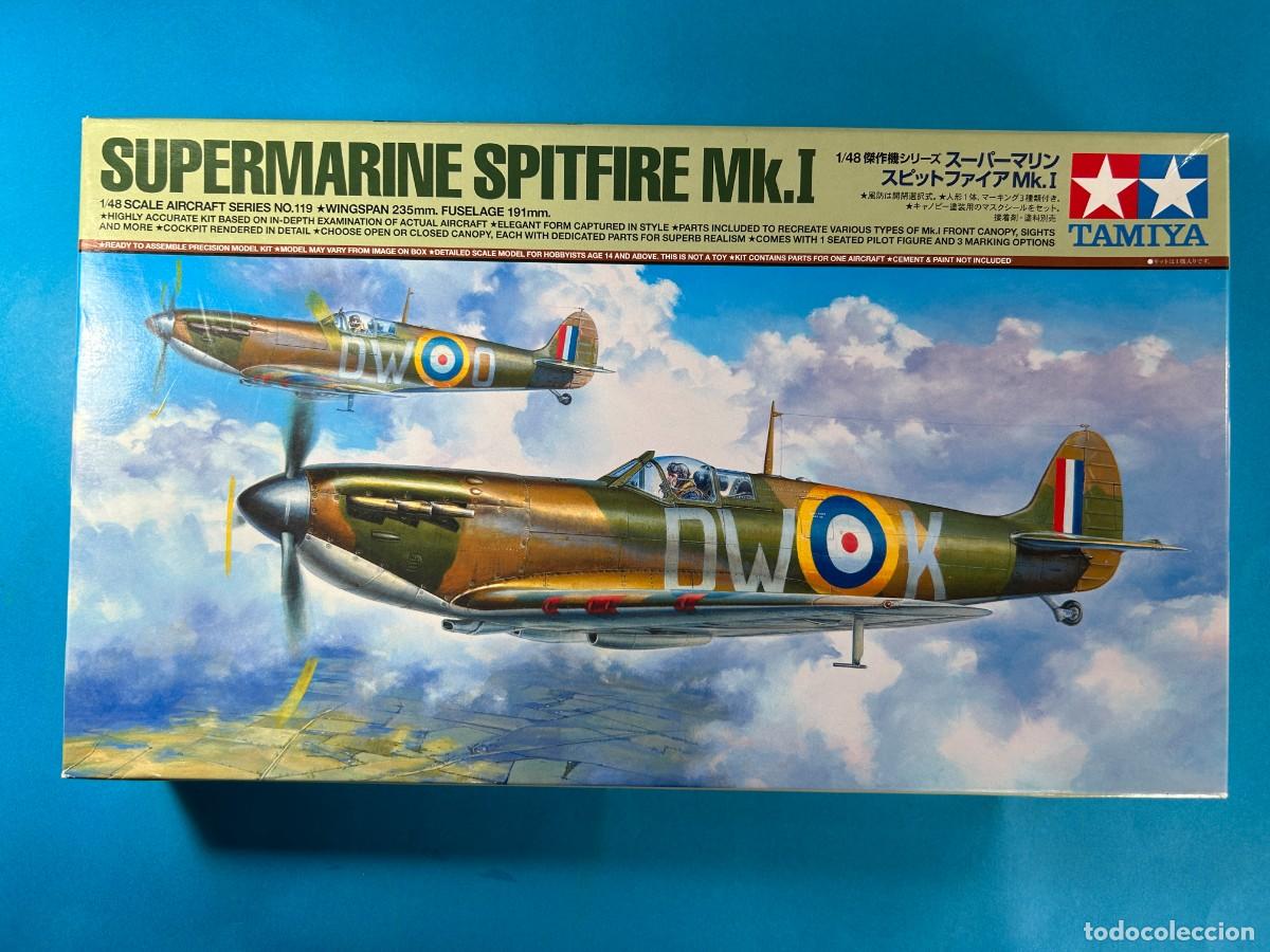 Maquetas: SUPERMARINE SPITFIRE Mk.I DE TAMIYA 1:48 - Foto 1