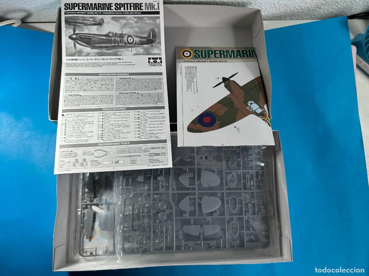 Maquetas: SUPERMARINE SPITFIRE Mk.I DE TAMIYA 1:48 - Foto 3