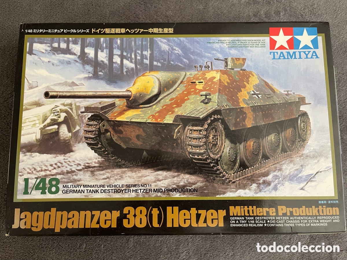 Maquetas: Jagdpanzer HETZER 1:48 TAMIYA 32511 maqueta tanque cazacarros carro