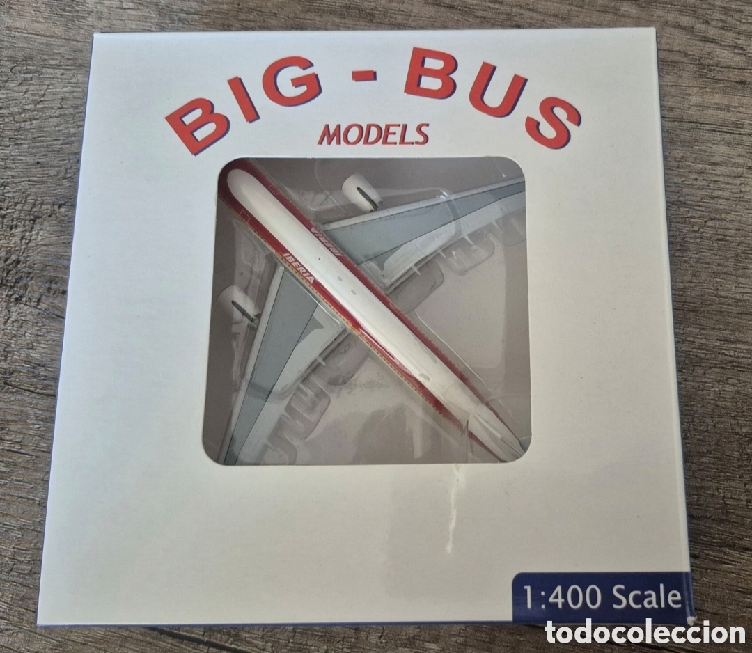 Maquetas: AERO CLASSICS BIG BUS MODELS 948- AIRBUS 300 300 IBERIA EC-LUB, 1:400