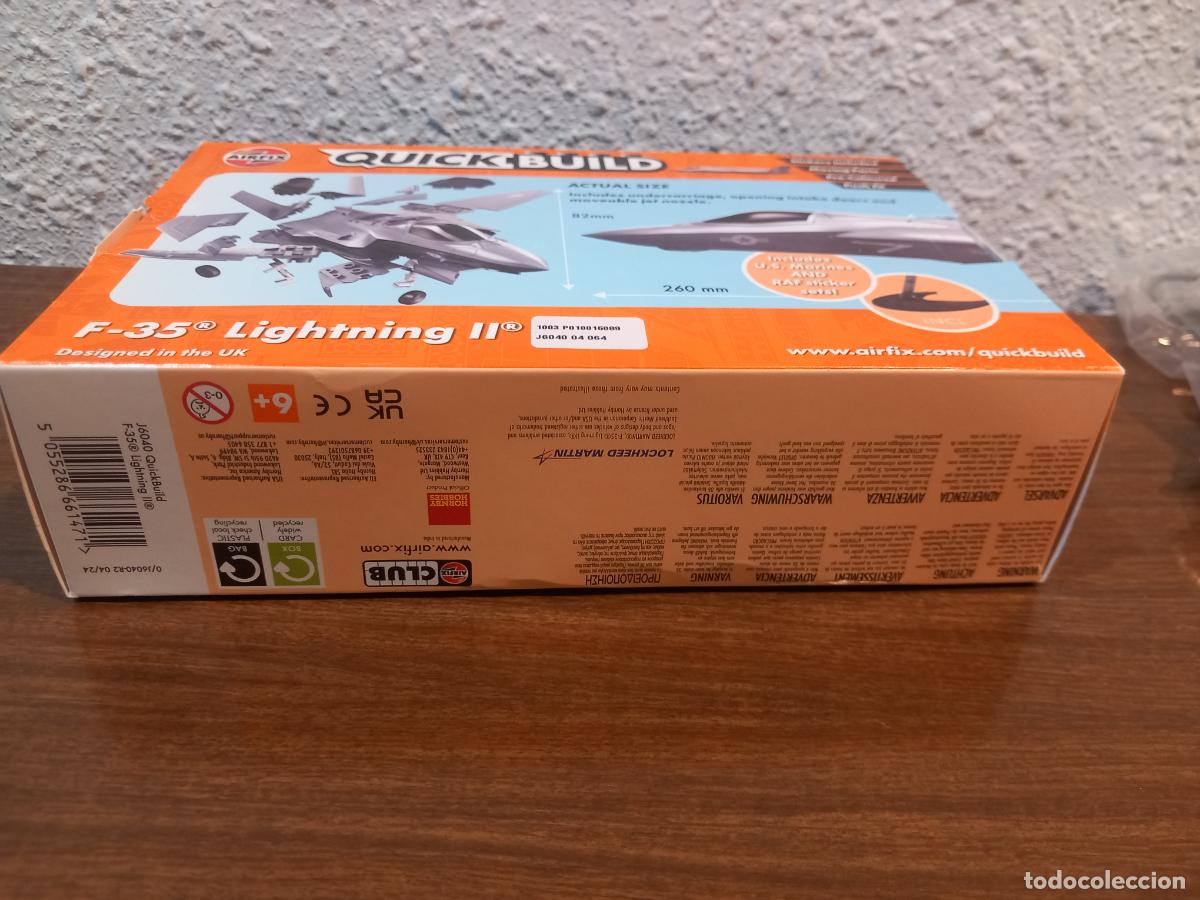 Maquetas: AIRFIX QUICK BUILD F-35 LIGHTNING II - Foto 6