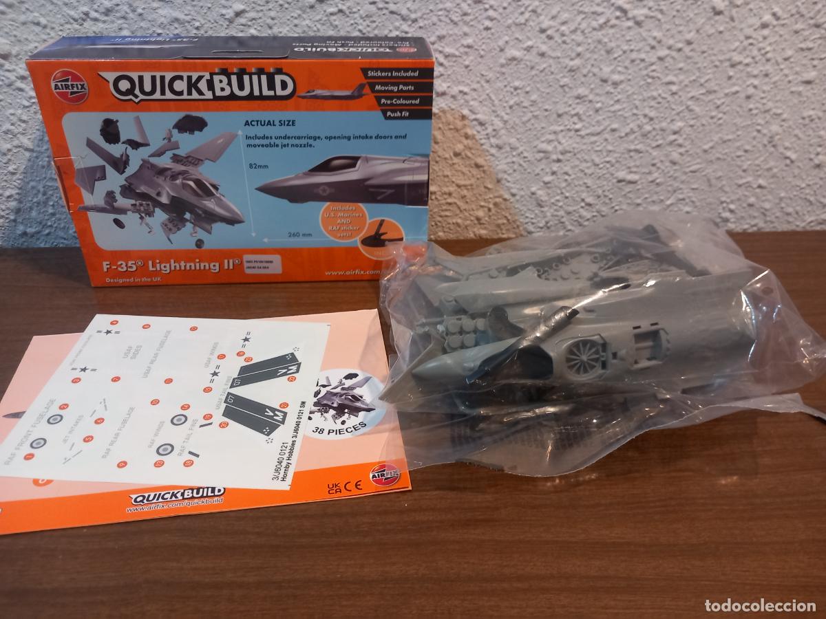 Maquetas: AIRFIX QUICK BUILD F-35 LIGHTNING II - Foto 7